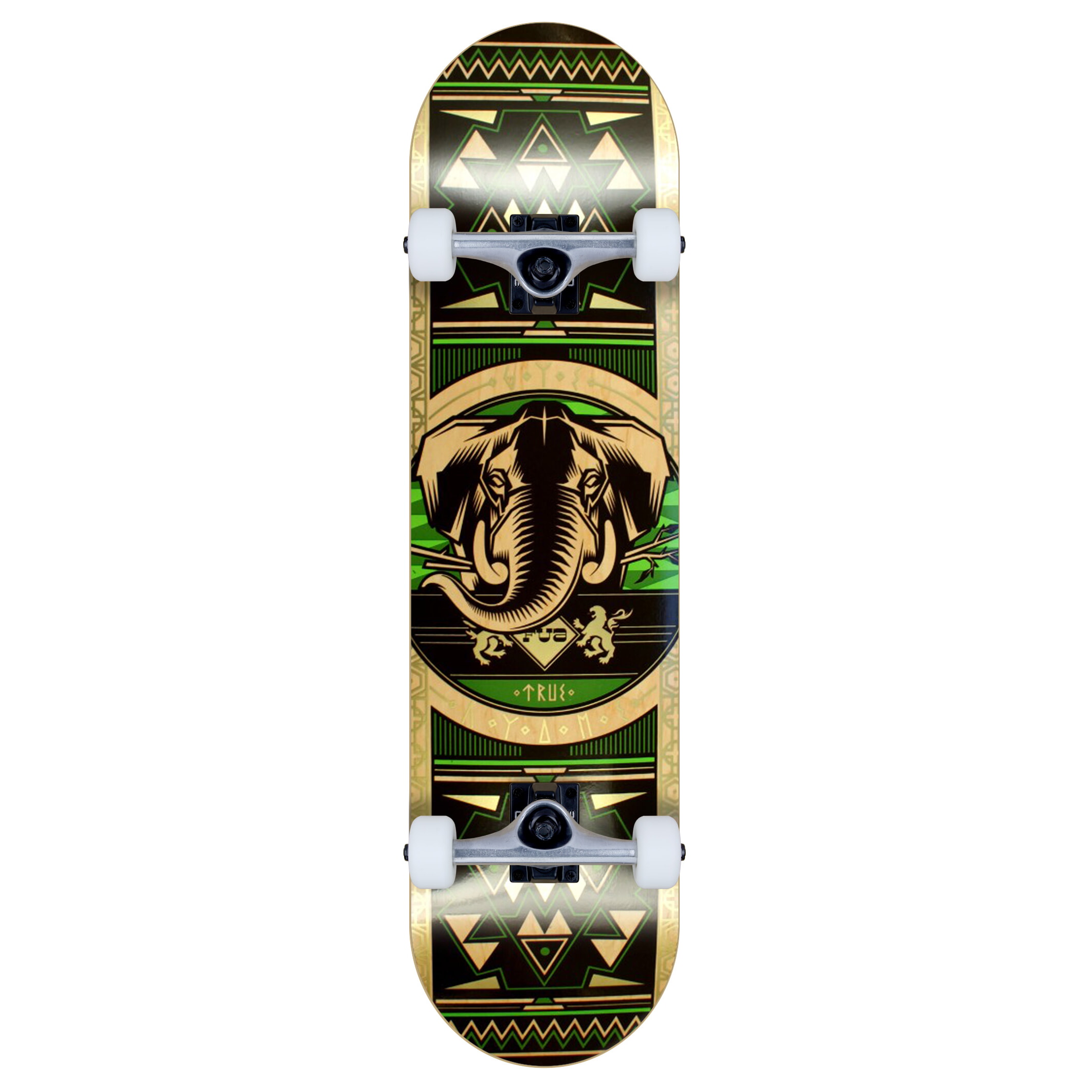 FUA complete Skateboard Elephant green 8.12