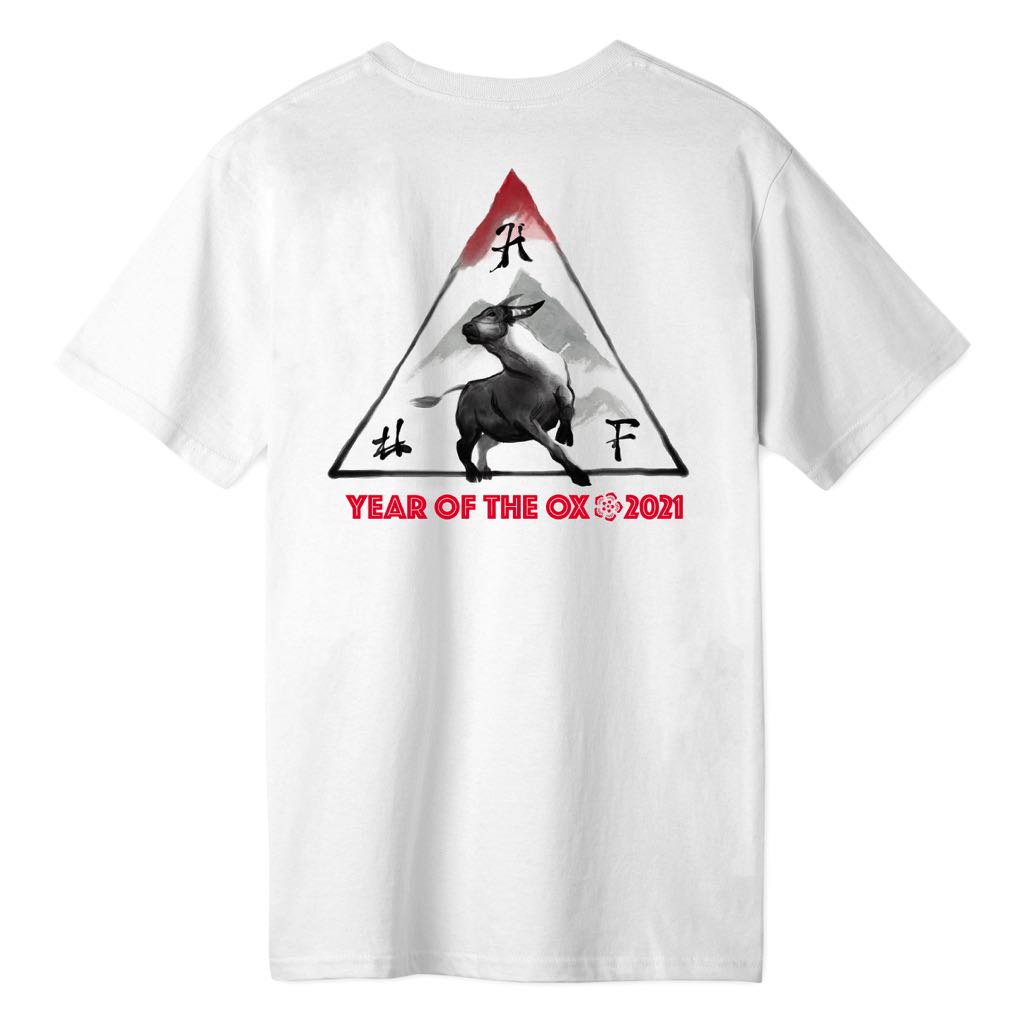 HUF Year Of The Ox TT T-Shirt white XXL