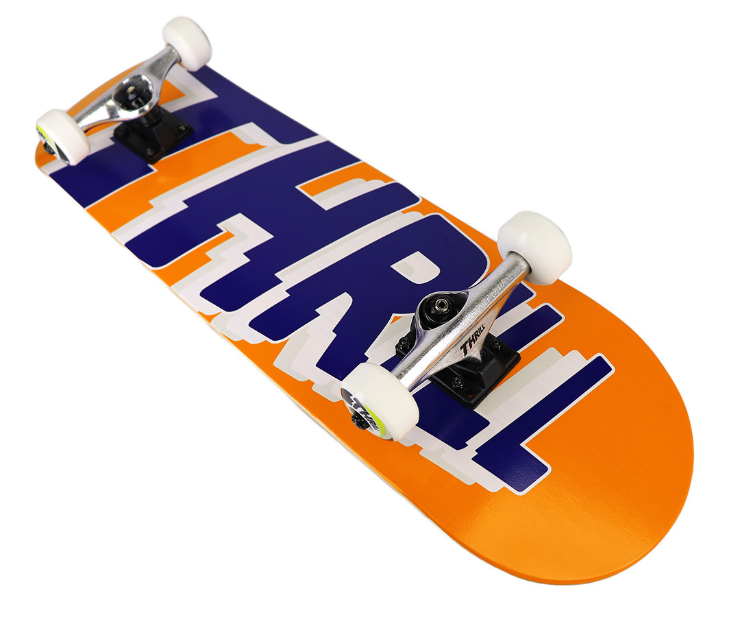 Thrill komplett Skateboard Logo Orange 7.75