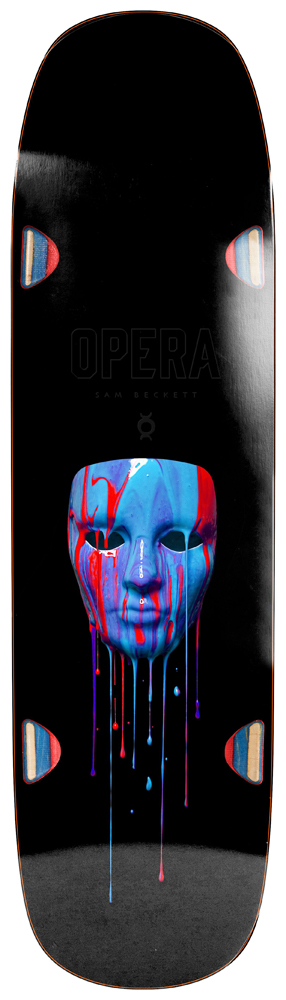 Opera Skateboard Deck Beckett Melt 8,75