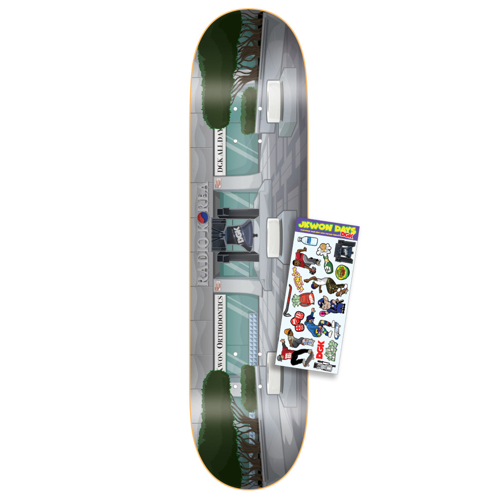 DGK Jkwon Days Deck - 8.25