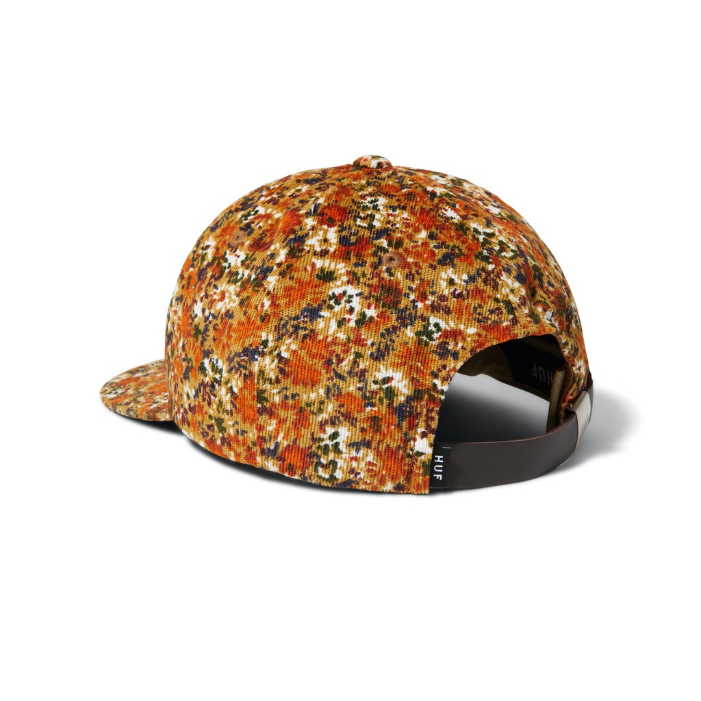 HUF HUF Floral 6 Panel Hat - bark