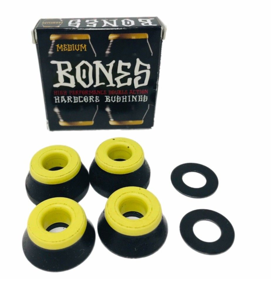 Bones Hardcore Bushings Black 91A Medium - SET