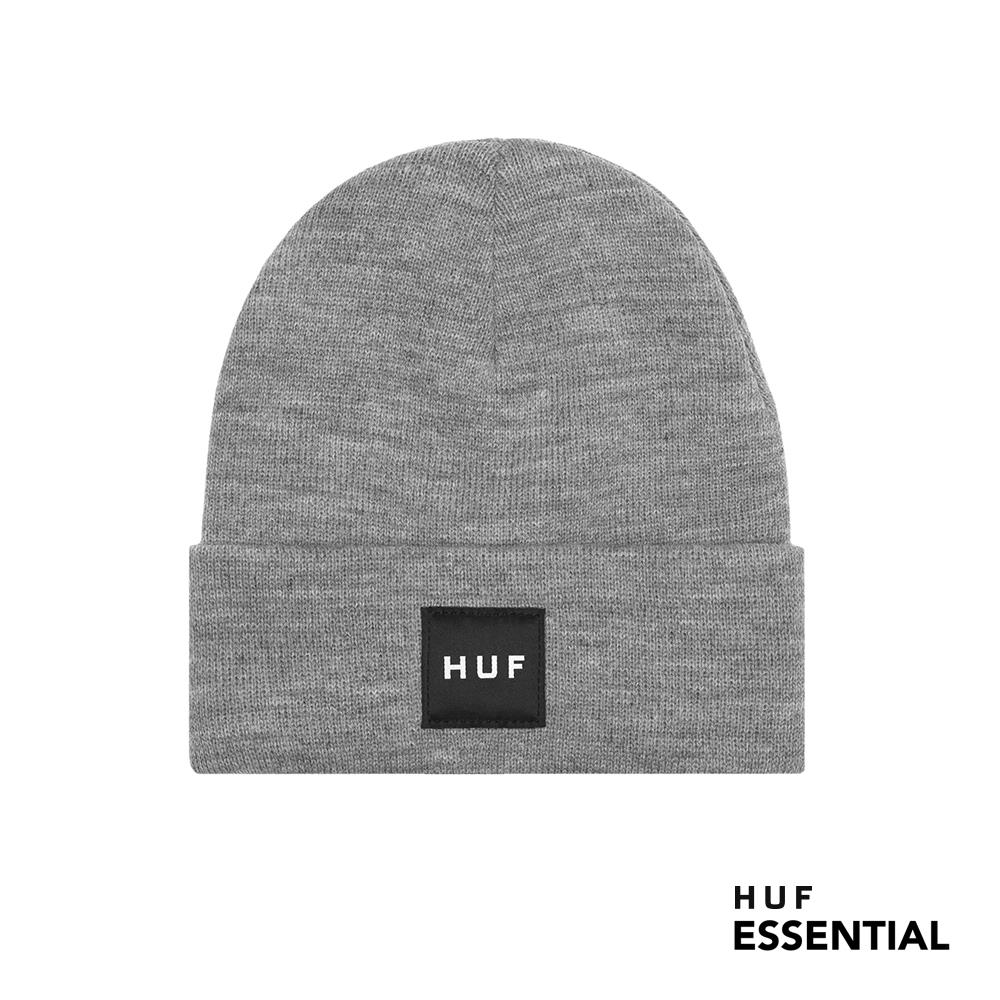 HUF Essentials Box Logo Beanie grey heather