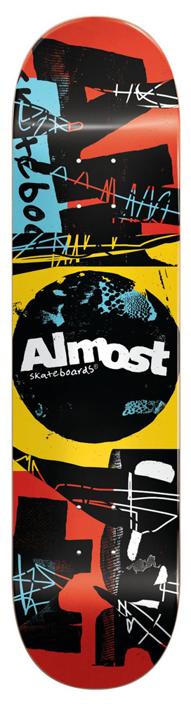 Almost Skateboard Deck Team Scum Punk HYB 8