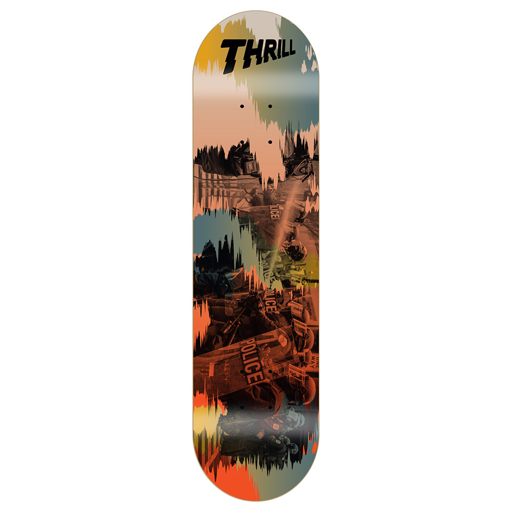 Thrill Skateboard Deck Riot Squad 8.12