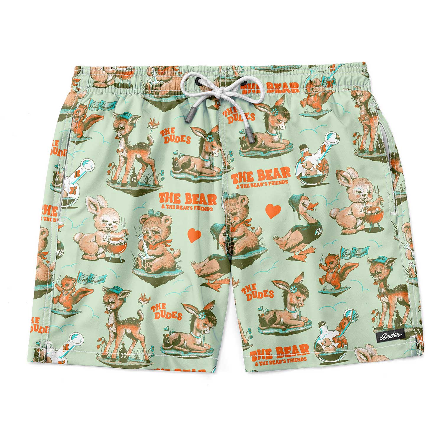 The Dudes Wasted Dudes Swim Short - pistachio M