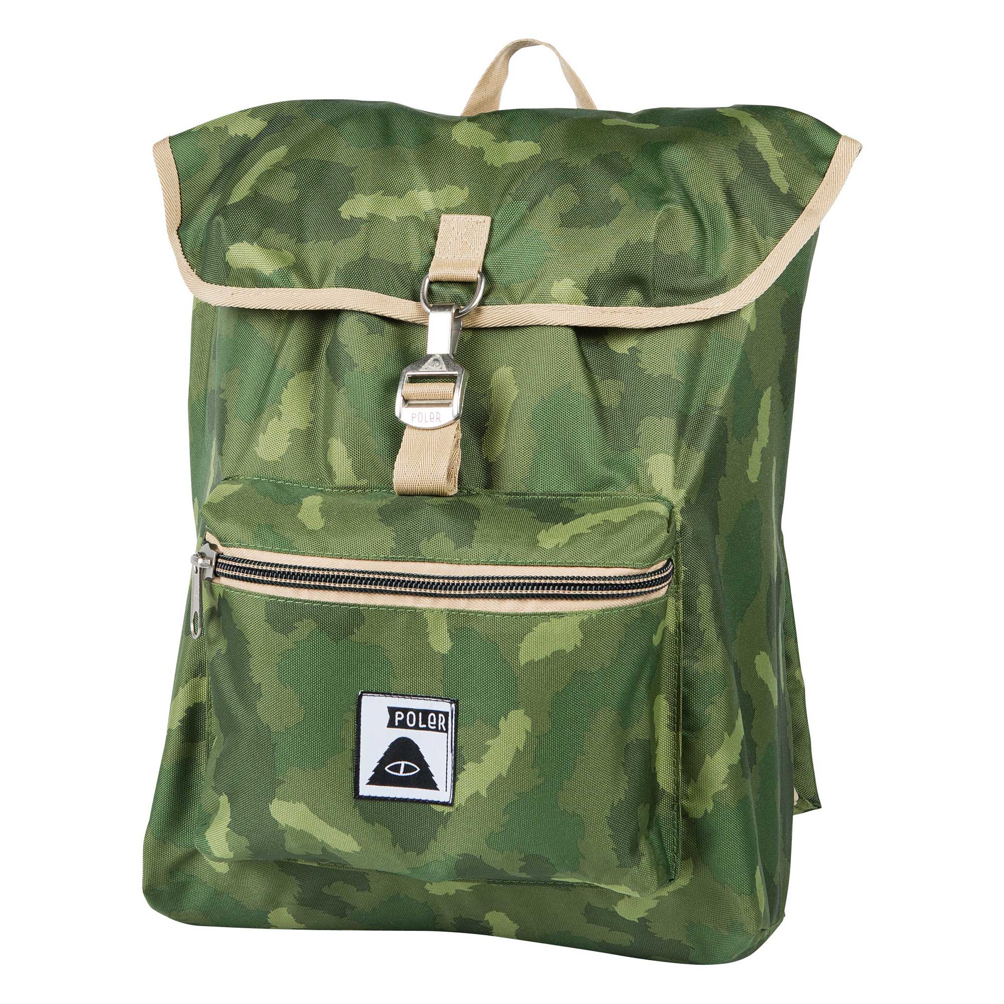 POLER Bag FIELD PACK, green camo FA15