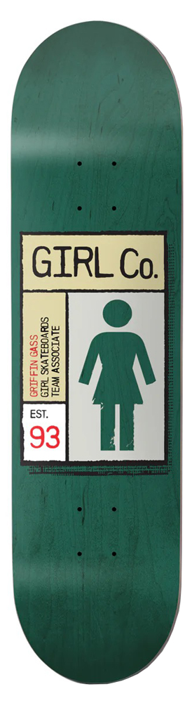 Girl Skateboard Deck Gass Gridbox 8,5