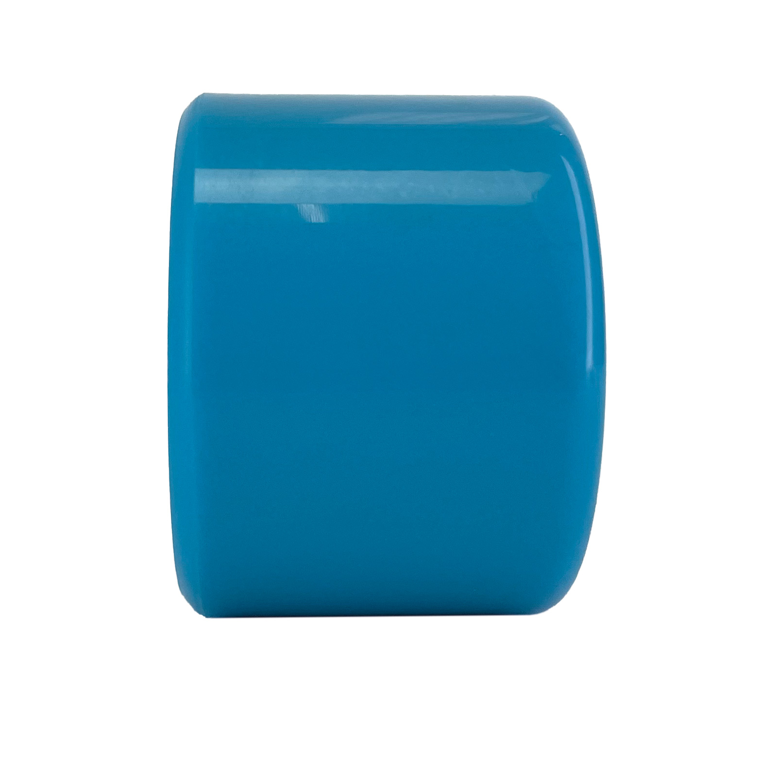 Blank Longboard Wheels Cyan Blue 76mm 80a