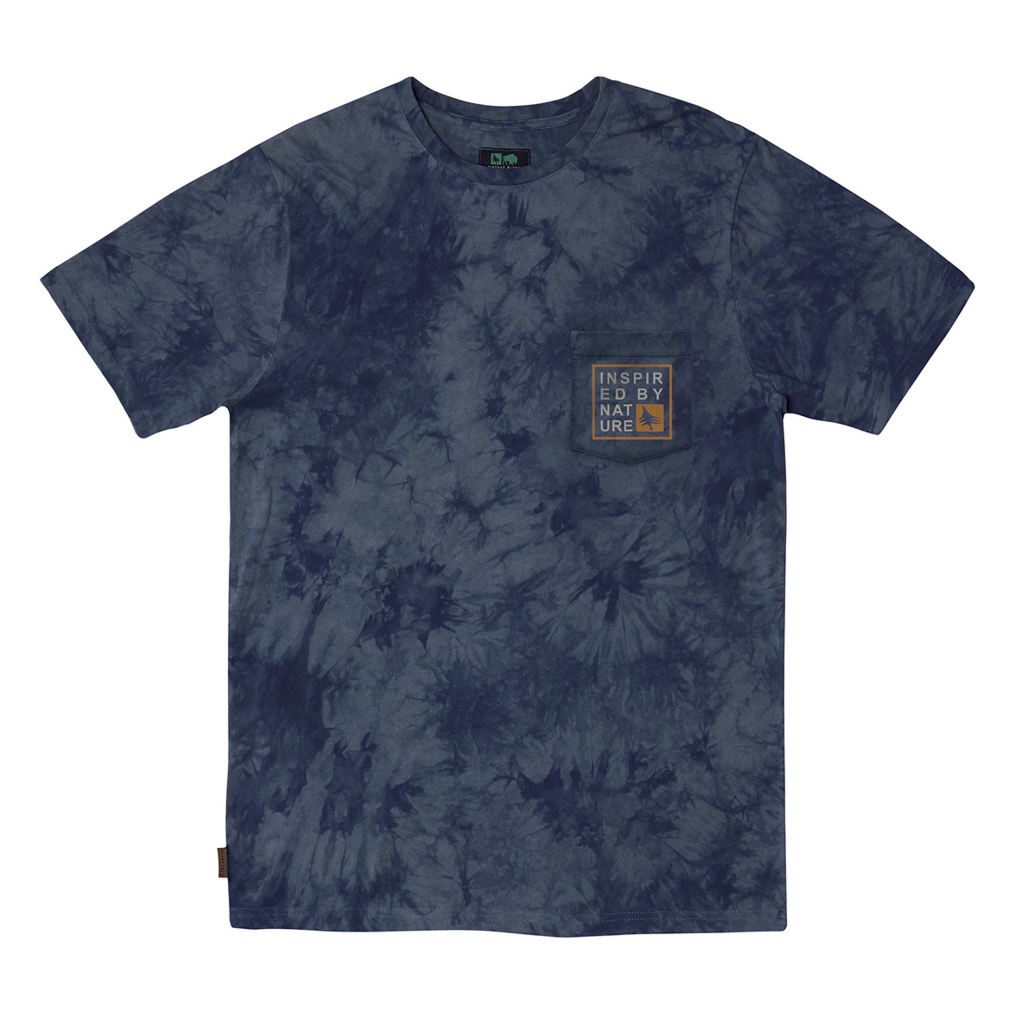 HIPPYTREE T-Shirt WINDBREAK CLOUD WASH, navy S