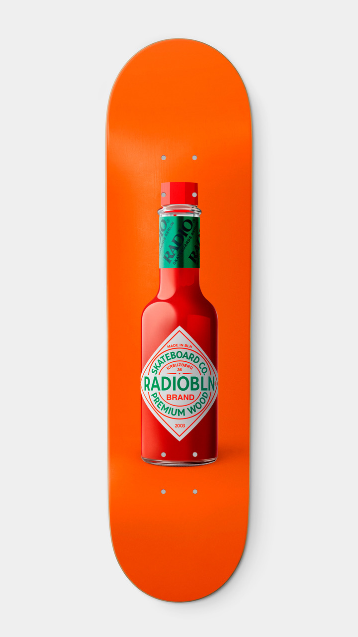 Radio Hot Sauce Skateboard Deck