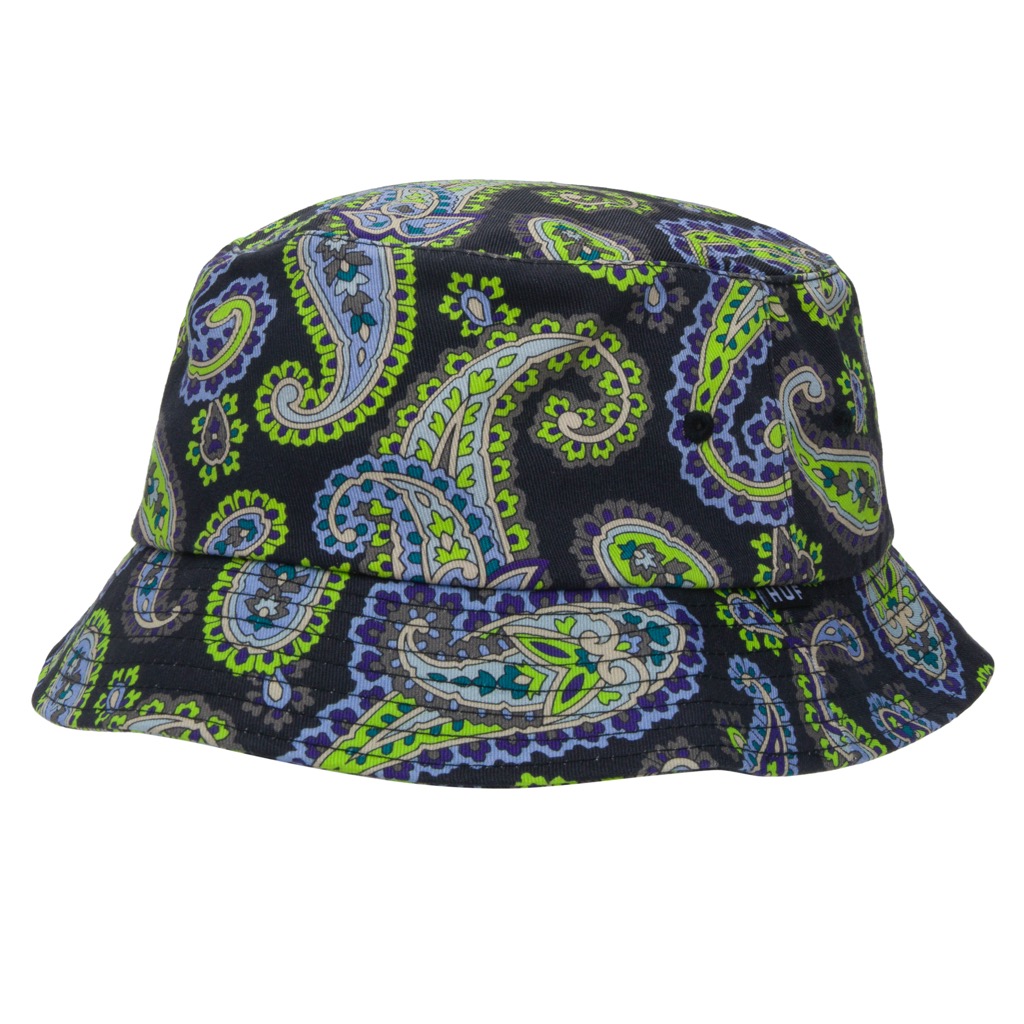 HUF Paisley Bucket Hat - black