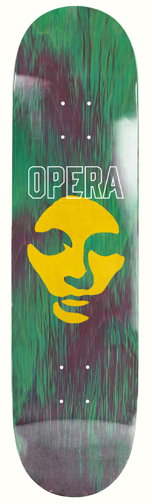 Opera Skateboard Deck Die Cut Mask 7,75