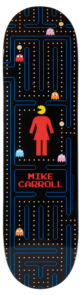 Girl Skateboard Deck Carroll Pac-Man 8,5