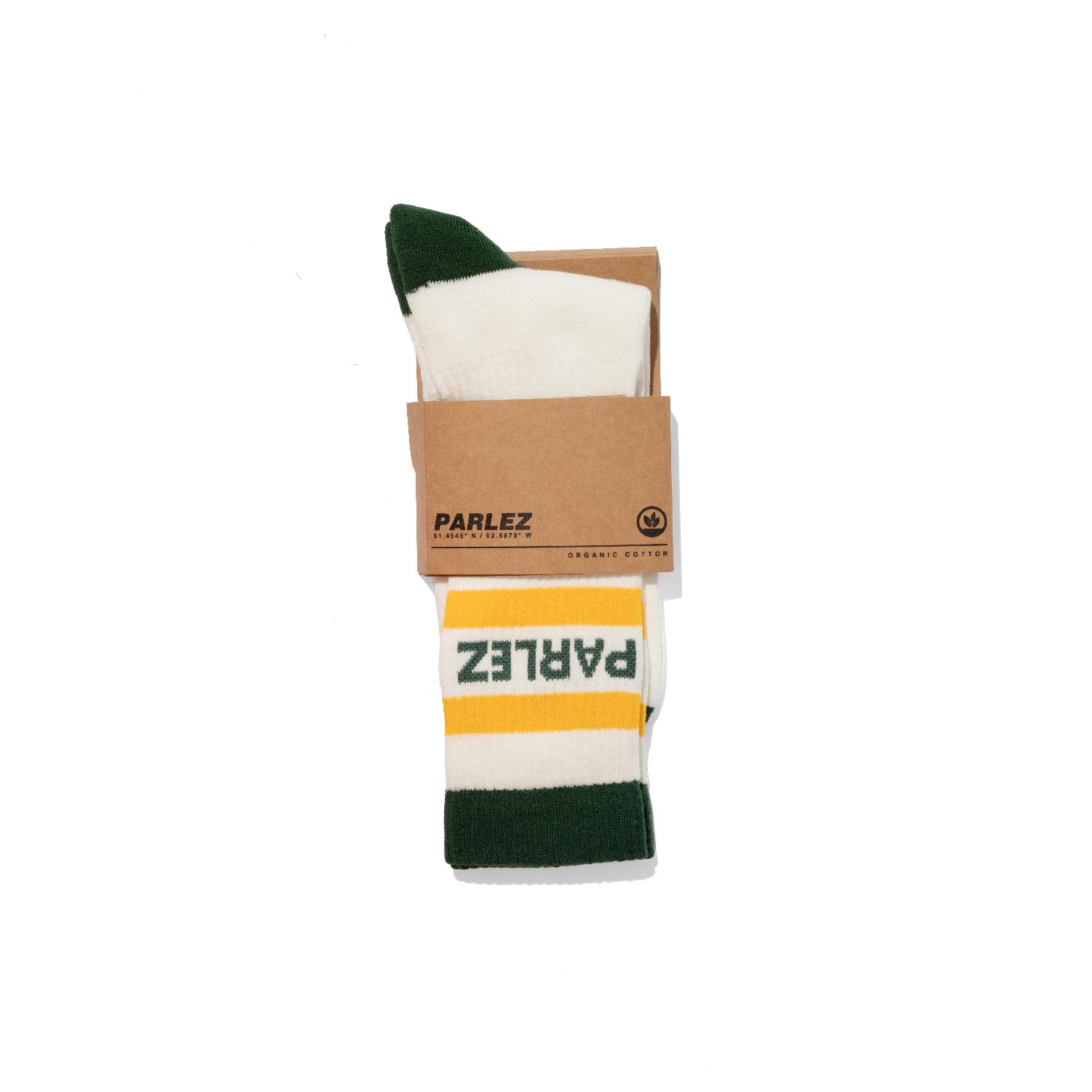 Parlez Strive Socken - white / kelp green