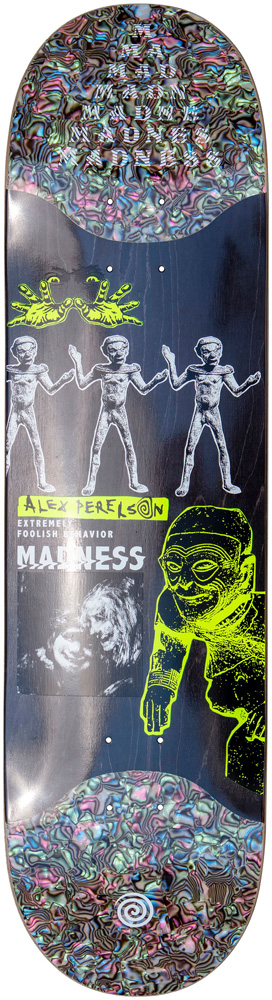 Madness Skateboard Deck Perelson Delusion Slick SAP Blk 8,38