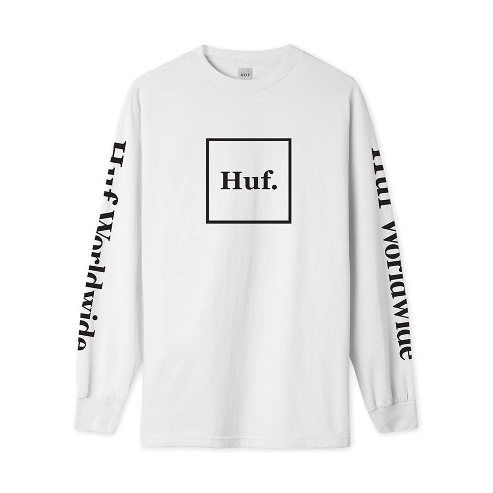 HUF Essentials Domestic Longsleeve white M