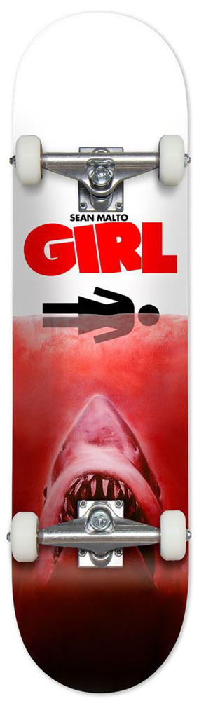 Girl Komplettboard Malto Shark Attack PP Red 8