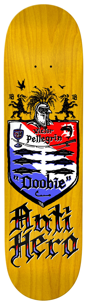 Anti Hero Skateboard Deck Pellegrin Coat Of Arms