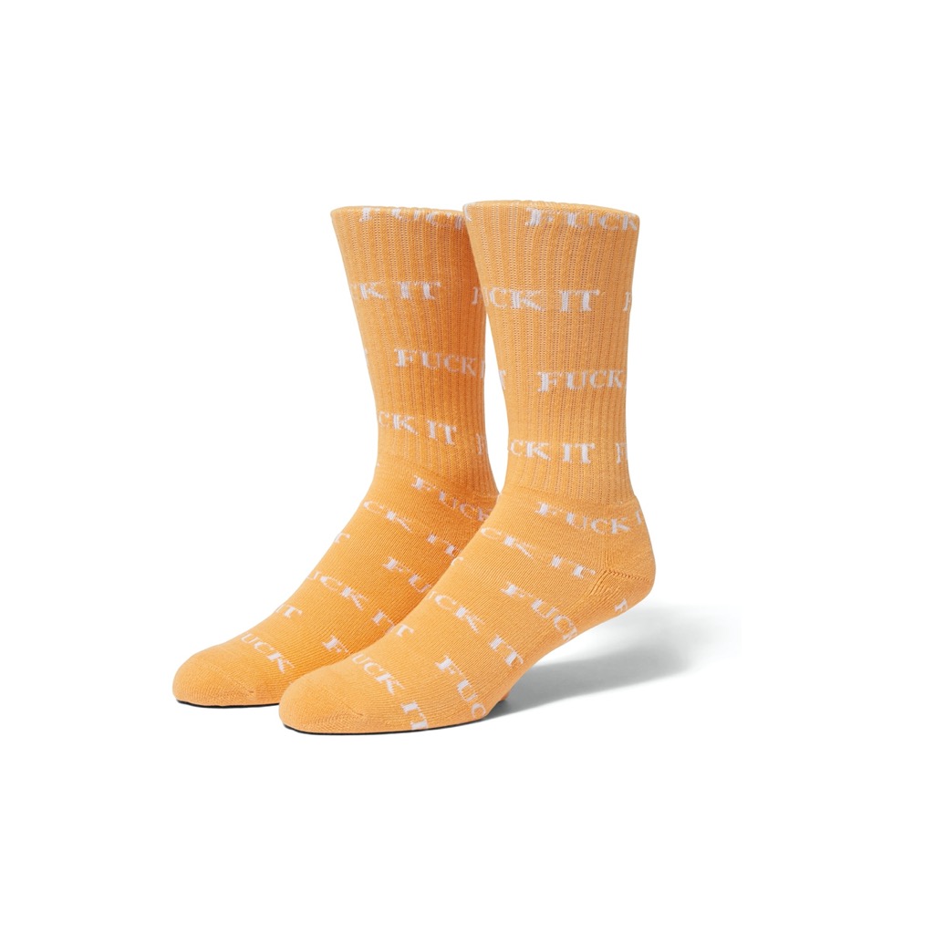 HUF Fuck It Socken - tangerine