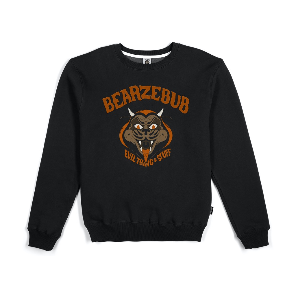 The Dudes Bearzebub Pullover - black