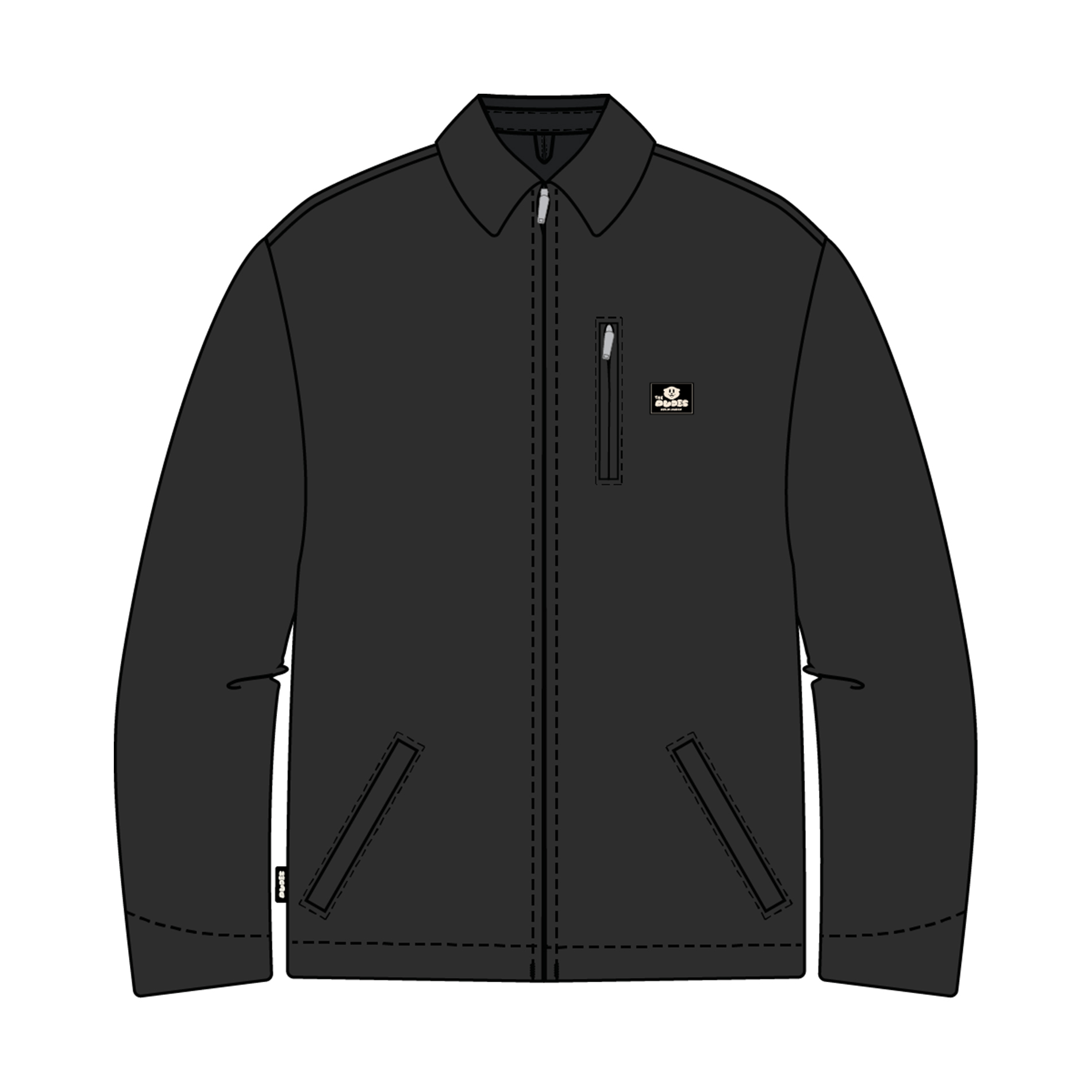 The Dudes Tom Jacke - black XXXL