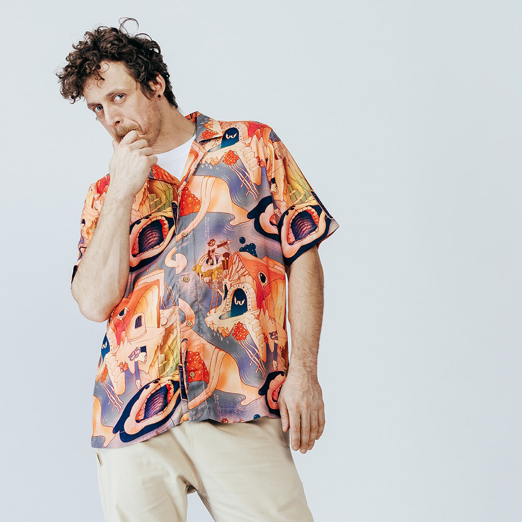 The Dudes Tormented Nights Color Hawaiian Shirt - multicolor