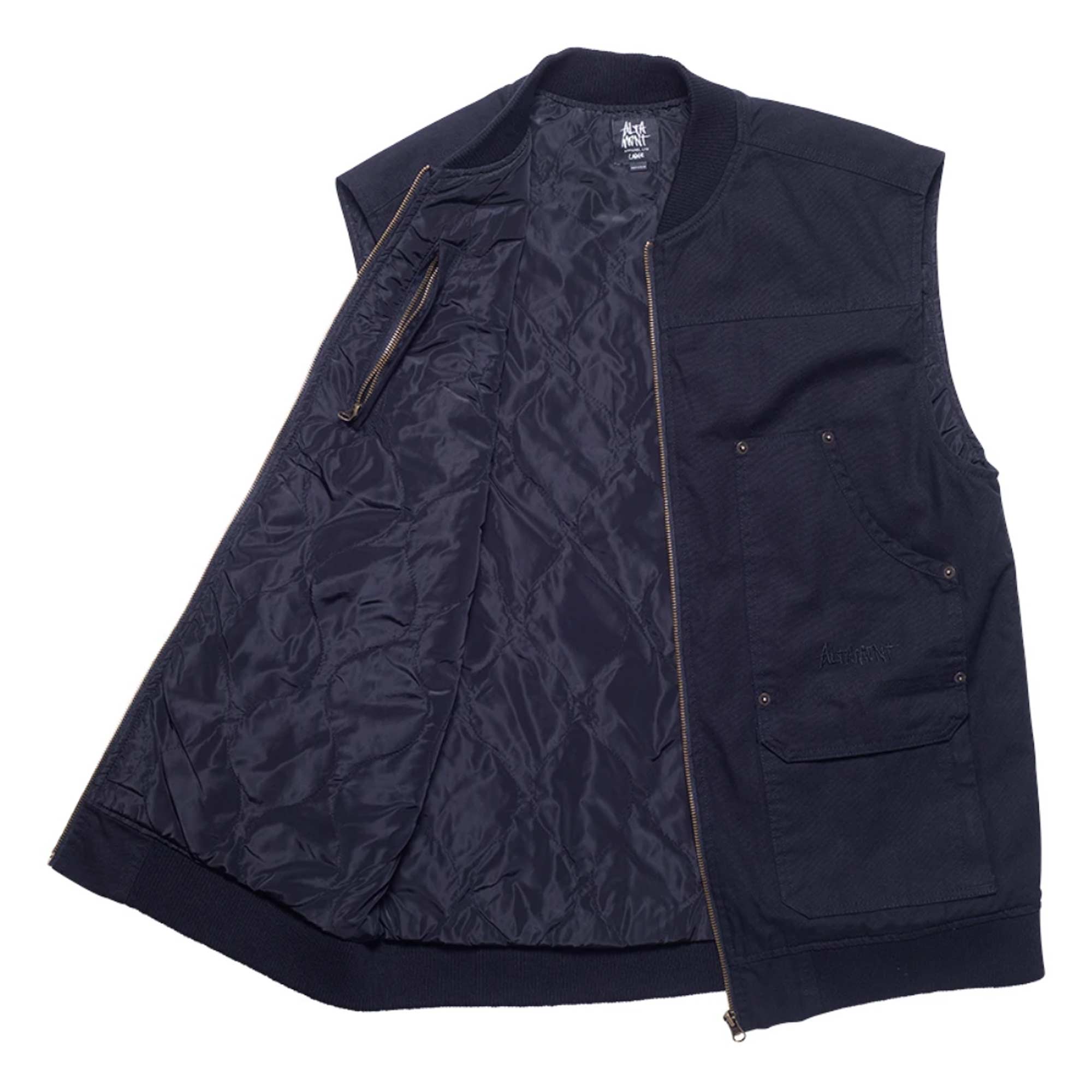 ALTAMONT Jacket SERVICE VEST, black XL