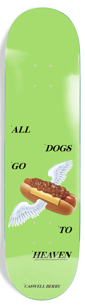 Jacuzzi Skateboard Deck Berry Hot Dog Heaven 8,25