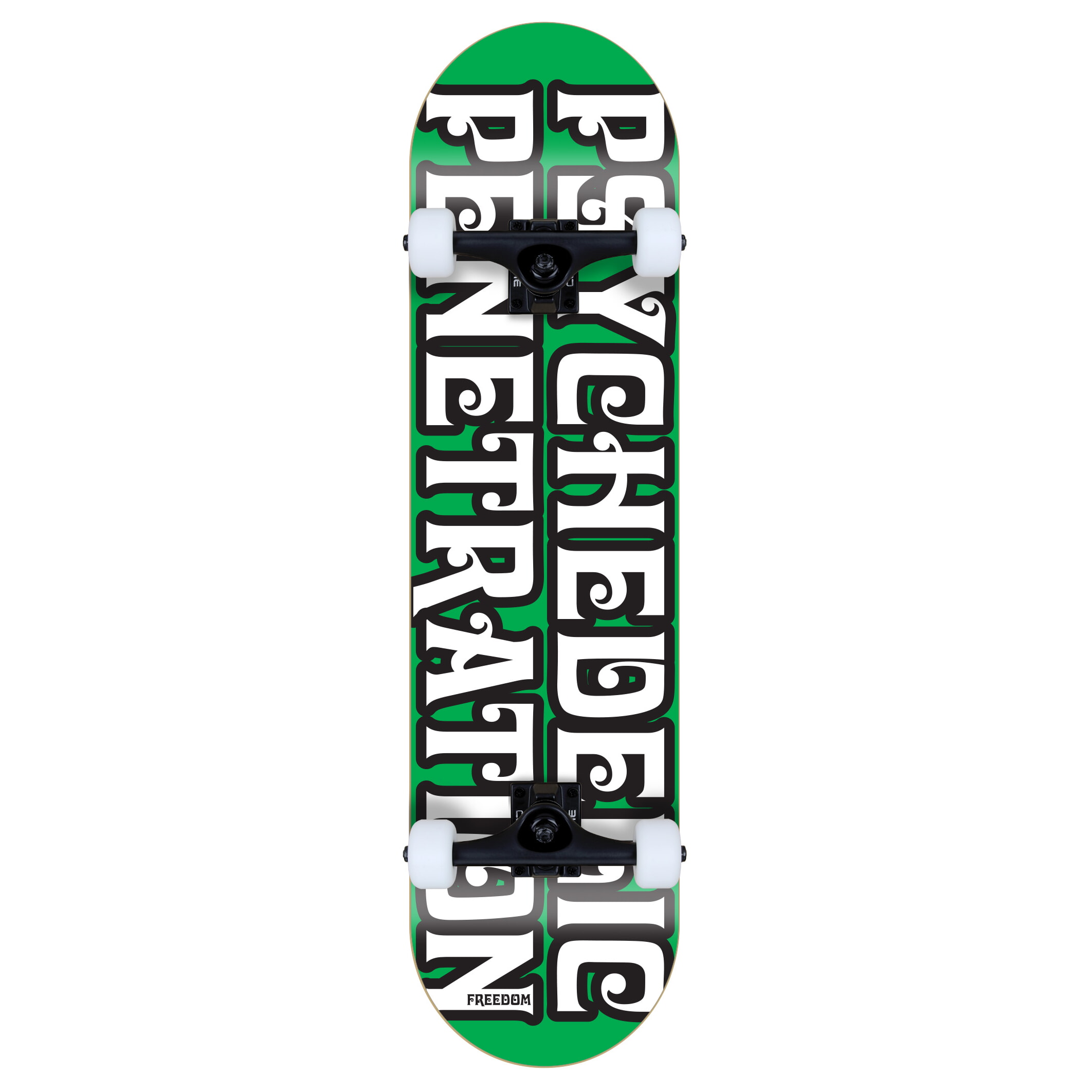 Freedom komplett Skateboard Psychedelic Penetration green