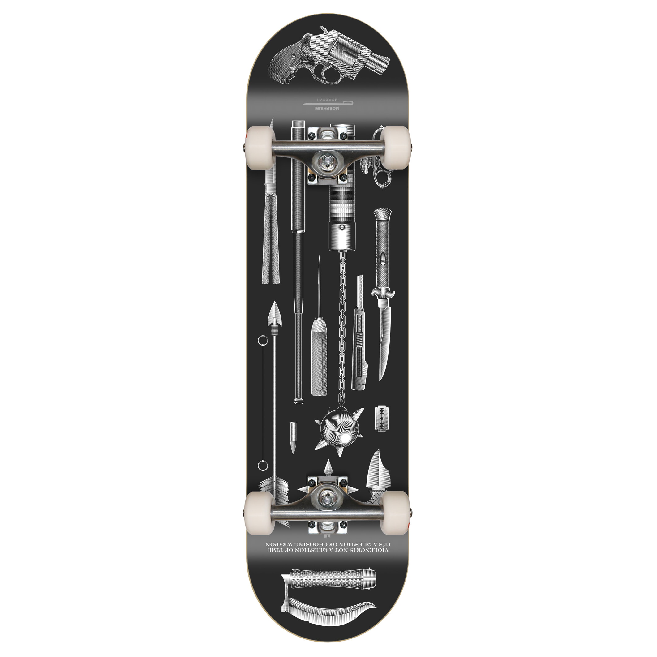 Morphium complete Skateboard Weapons black