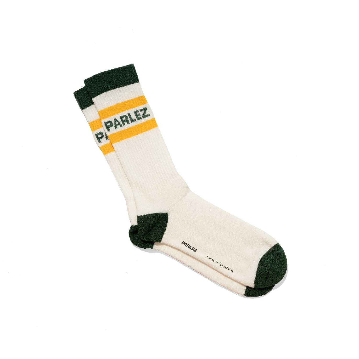 Parlez Strive Socken - white / kelp green