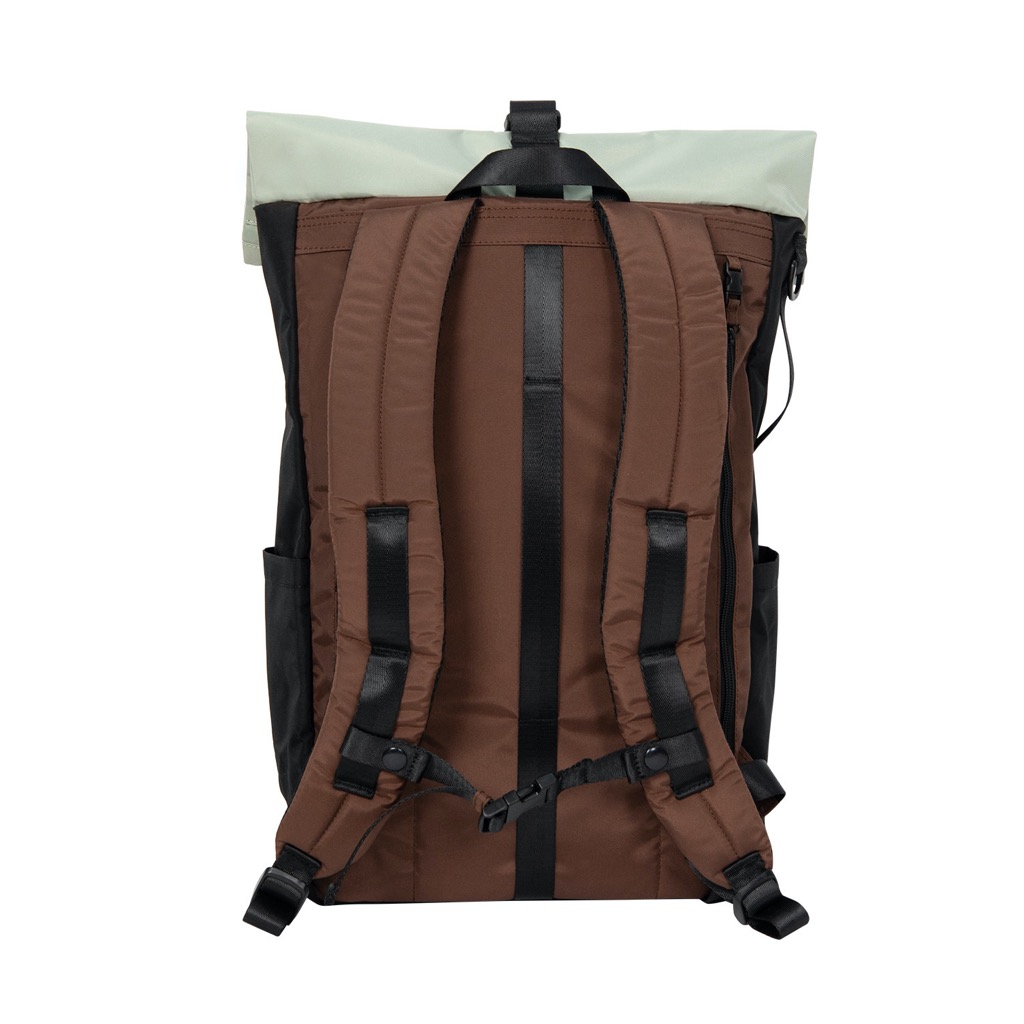 Doughnut Jetpack Go Wild Series Rolltop Rucksack - grey x brown