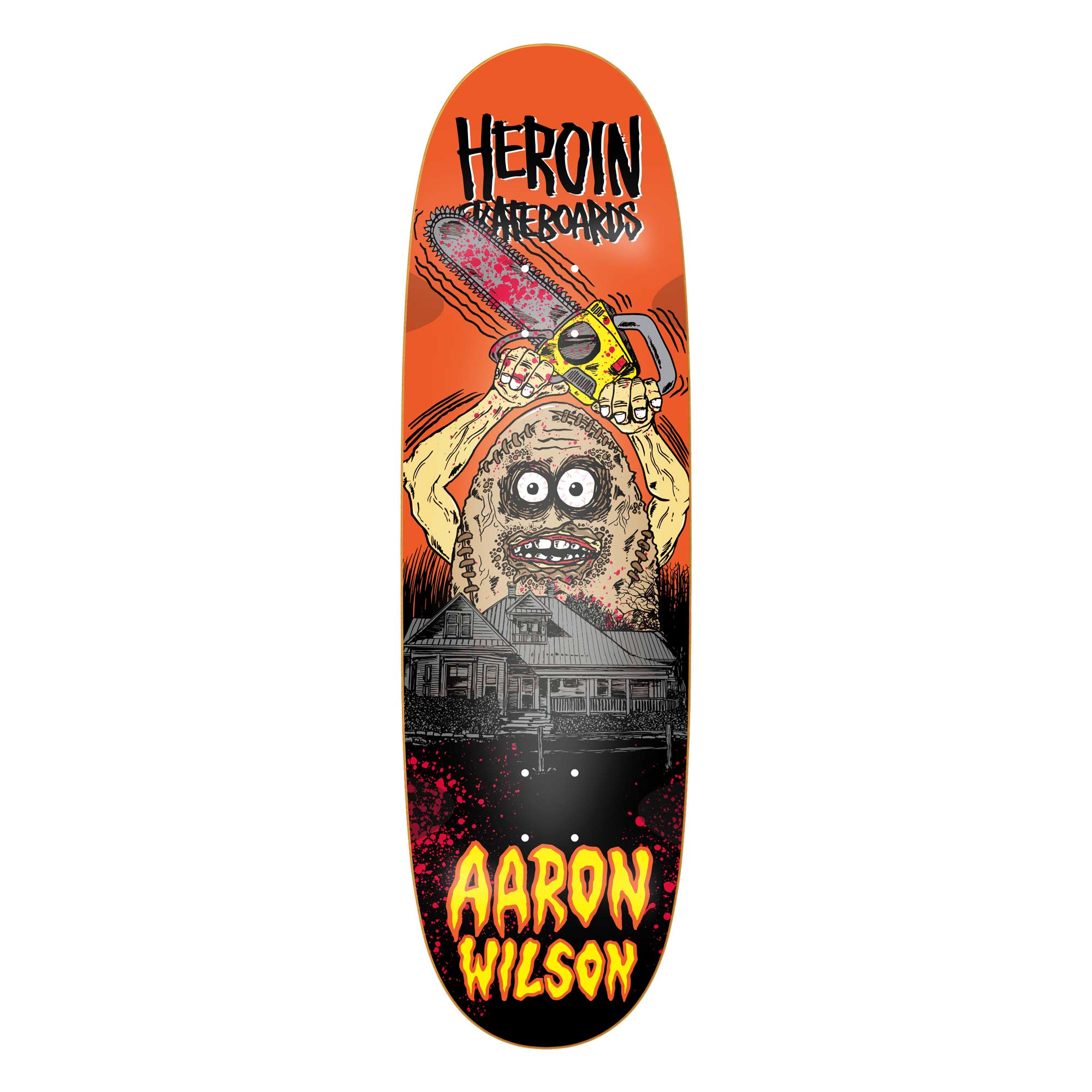 HEROIN Deck TEGGXAS CHAIN EGG SYM AW 9.125