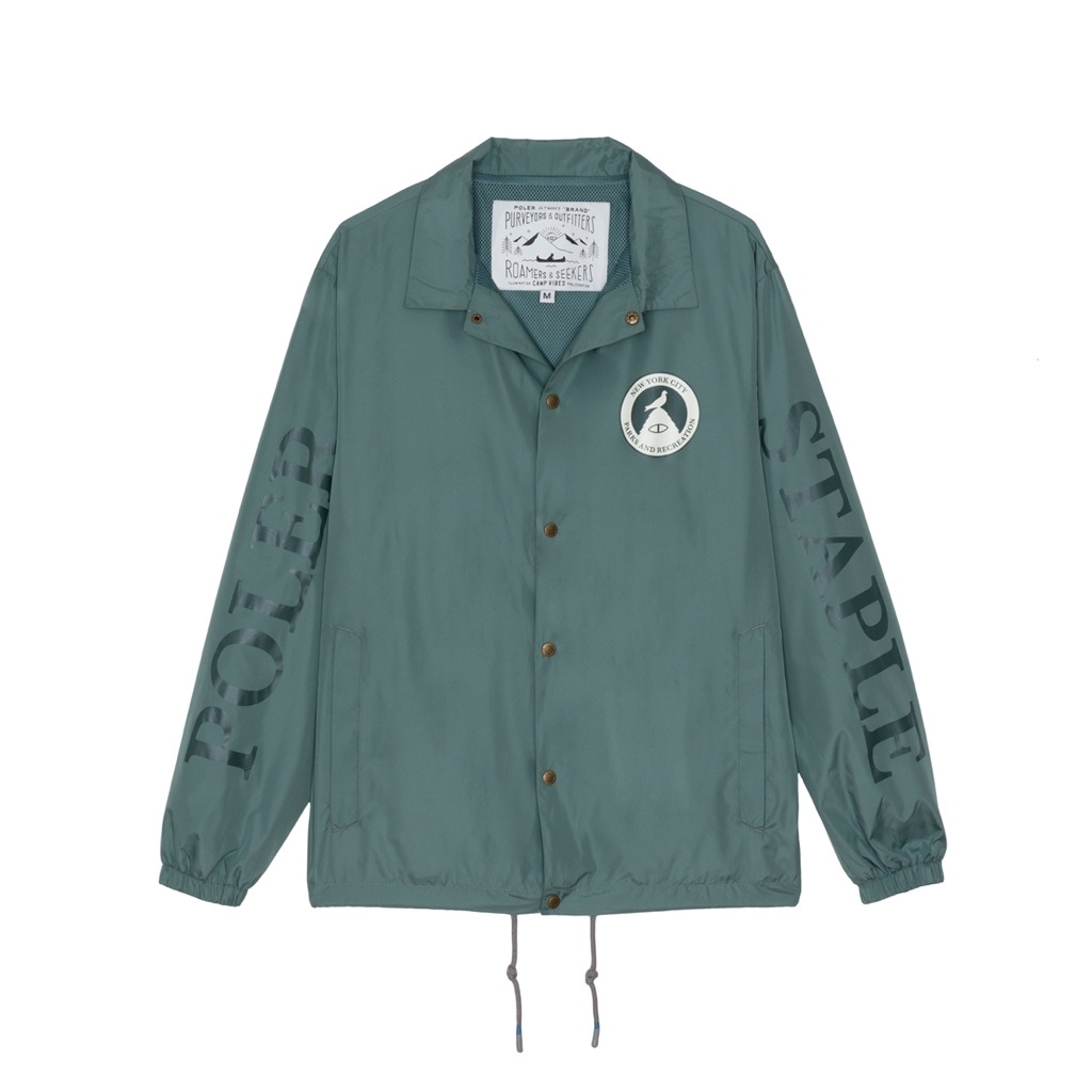 Poler Parks And Rec Coach Jacket - park green XXL