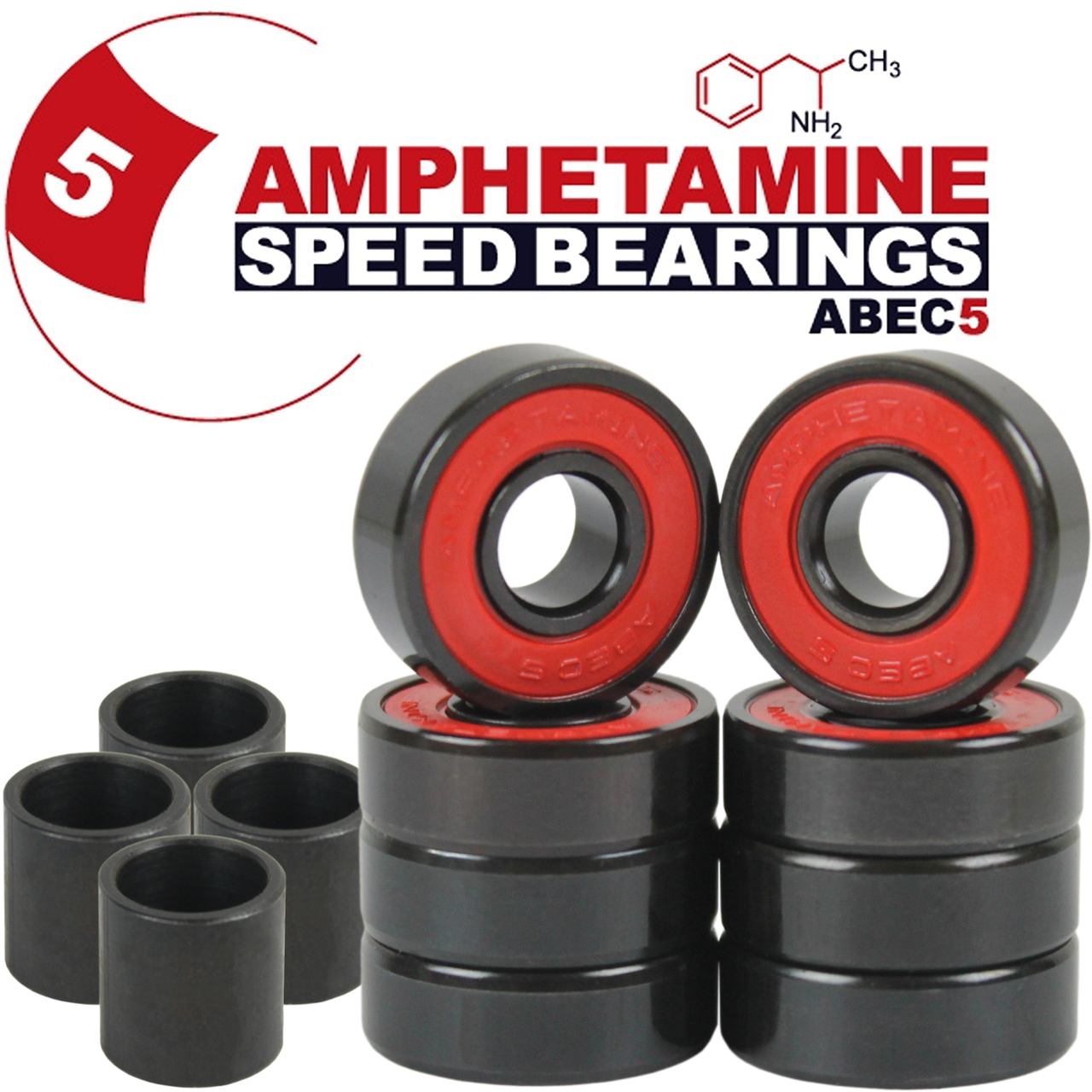 Amphetamine Bearings Roulements à billes pour skateboard ABEC 5