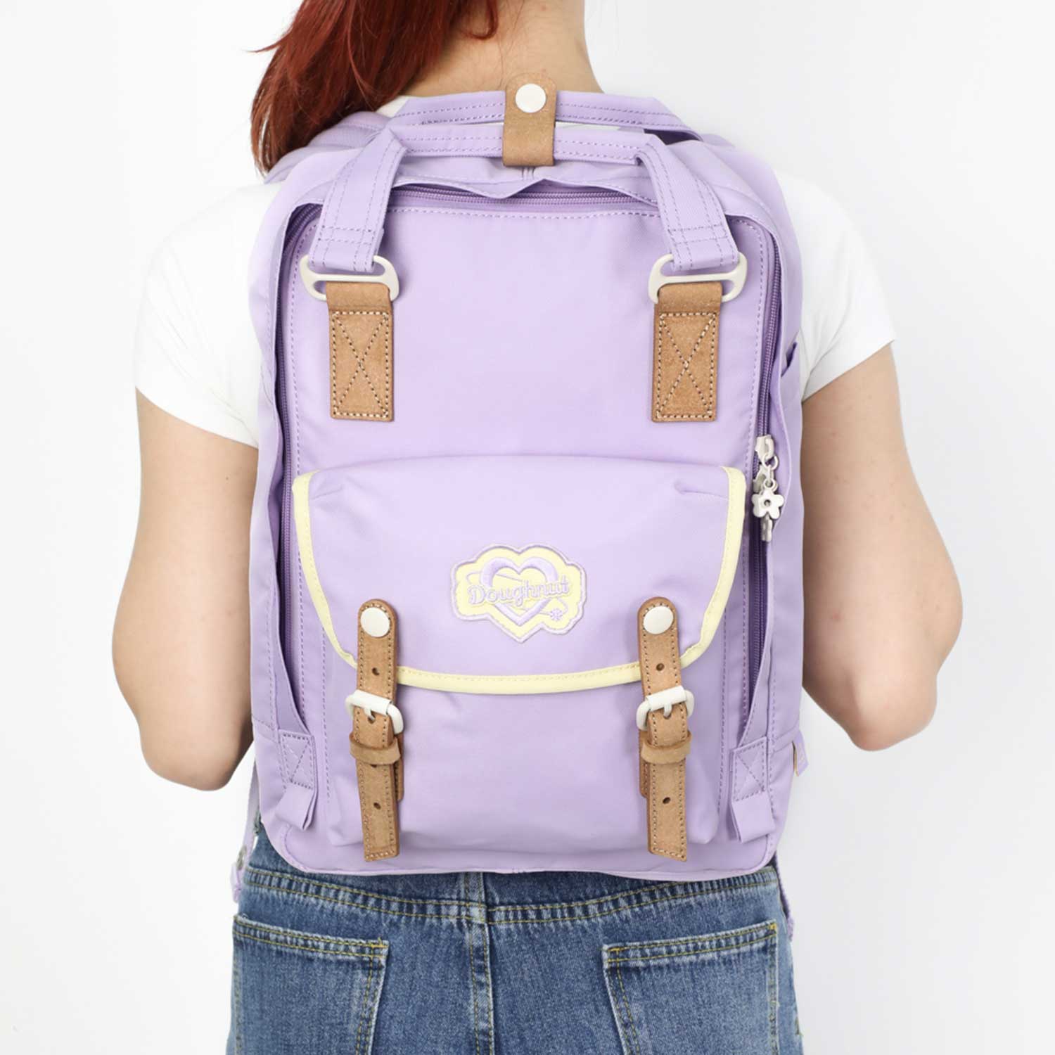 Doughnut Macaroon Kaleido Rucksack - wisteria