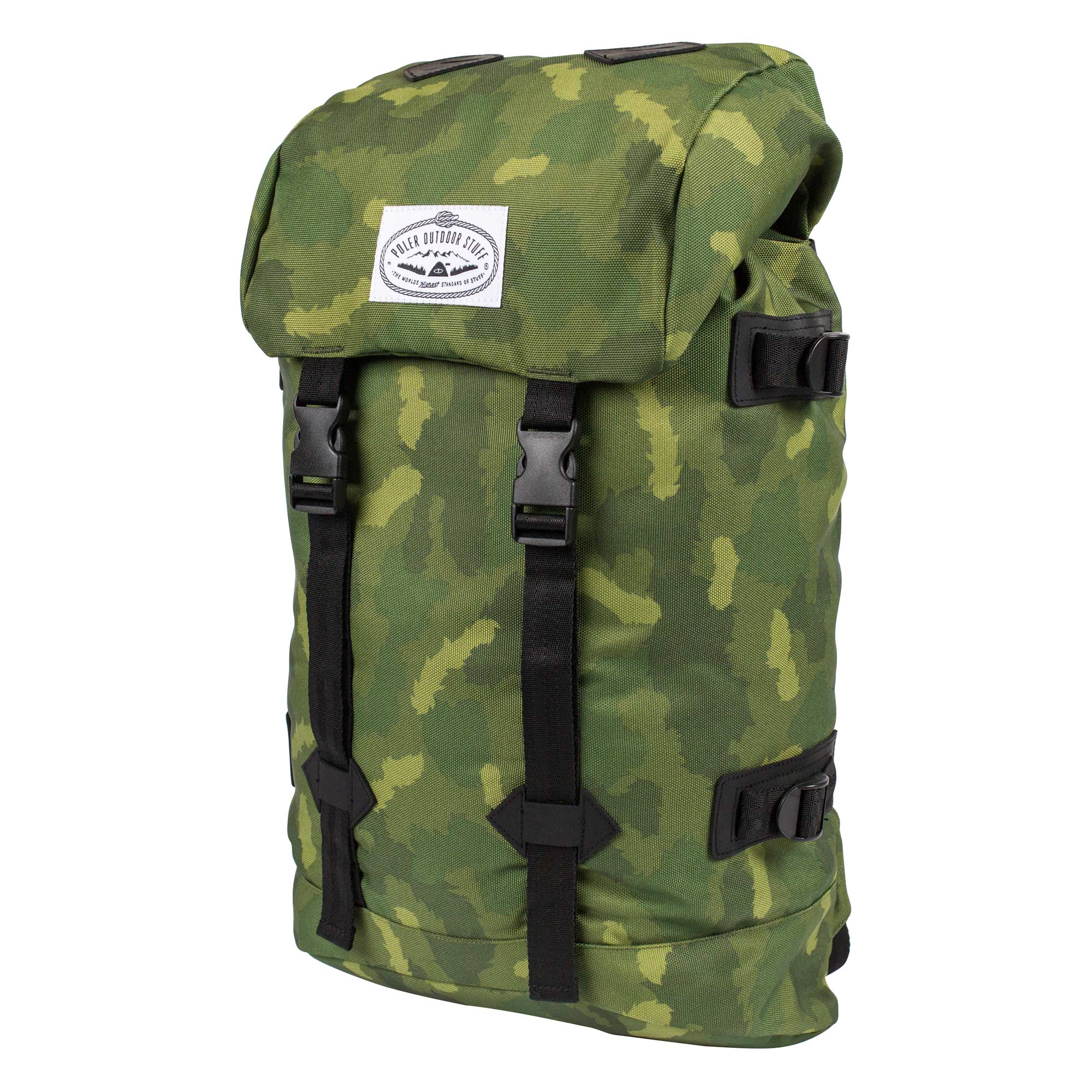 POLER Bag CLASSIC RUCKSACK, green furry camo