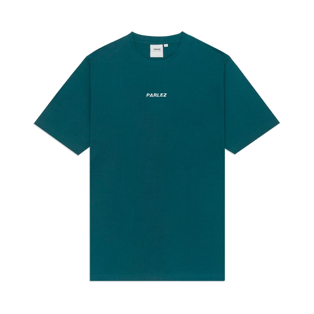 Parlez Ladsun T-Shirt - dusty teal x white