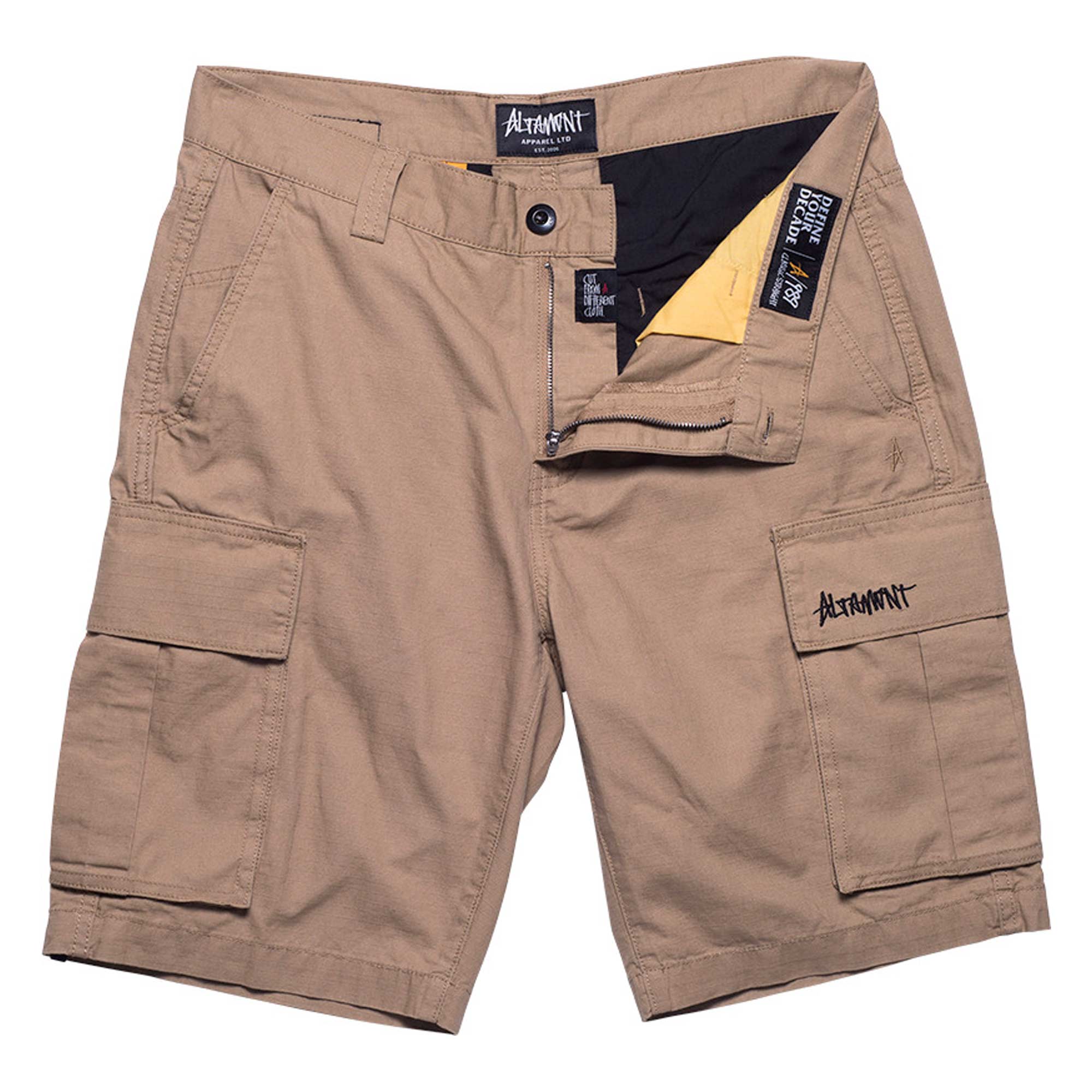 ALTAMONT Pant Short PYLE CARGO, dark khaki 36