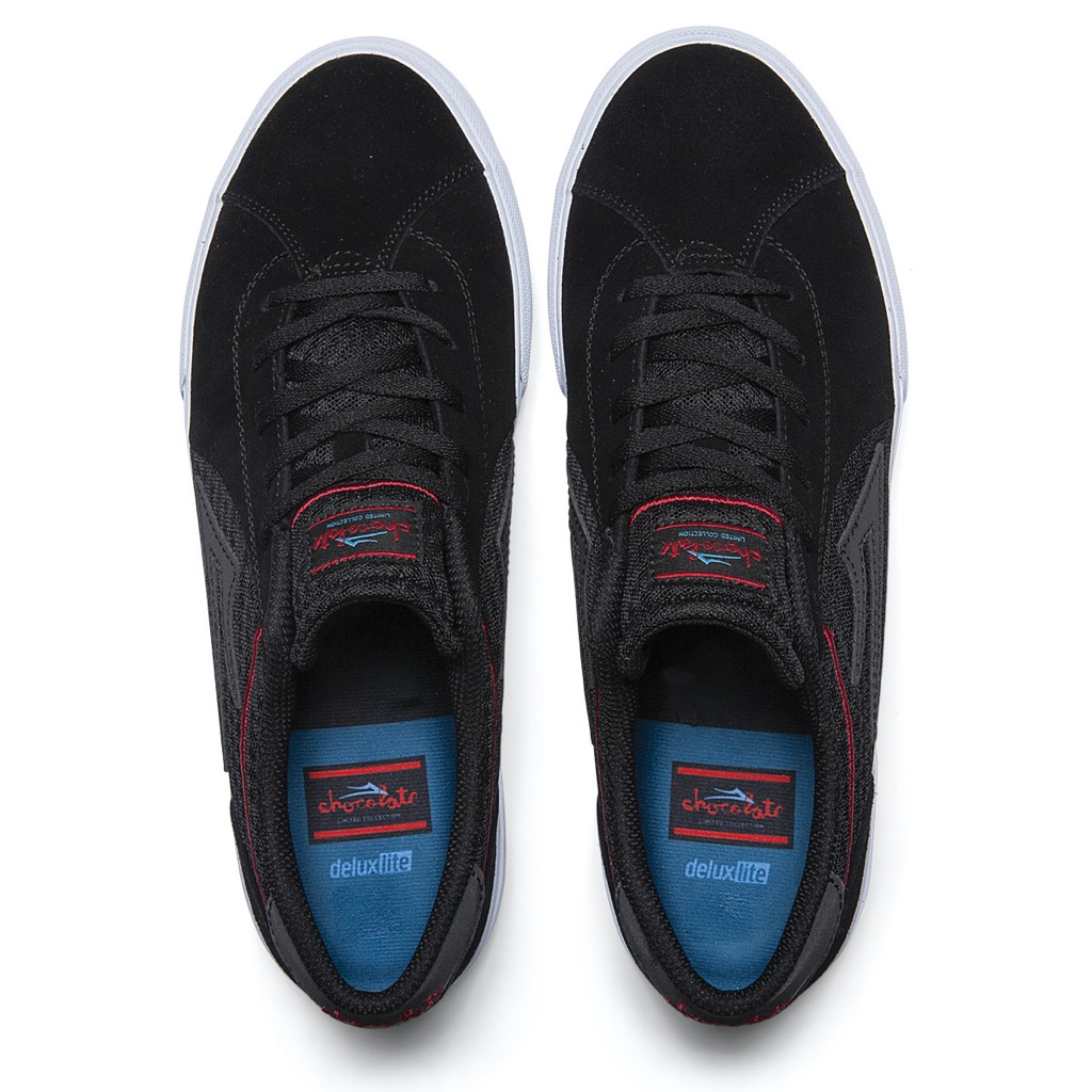 Lakai Flaco II Schuhe - black red 12