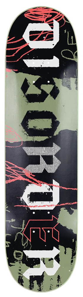 Disorder Abstract Skateboard Deck 8.25