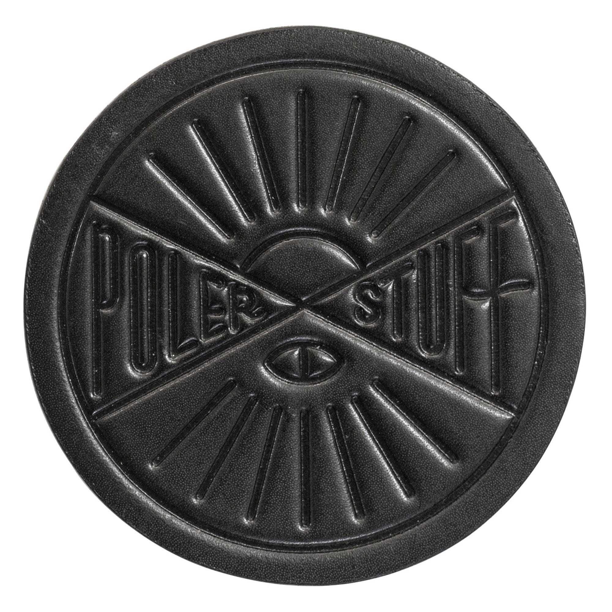 POLER Acc. LEATHER COASTERS, black