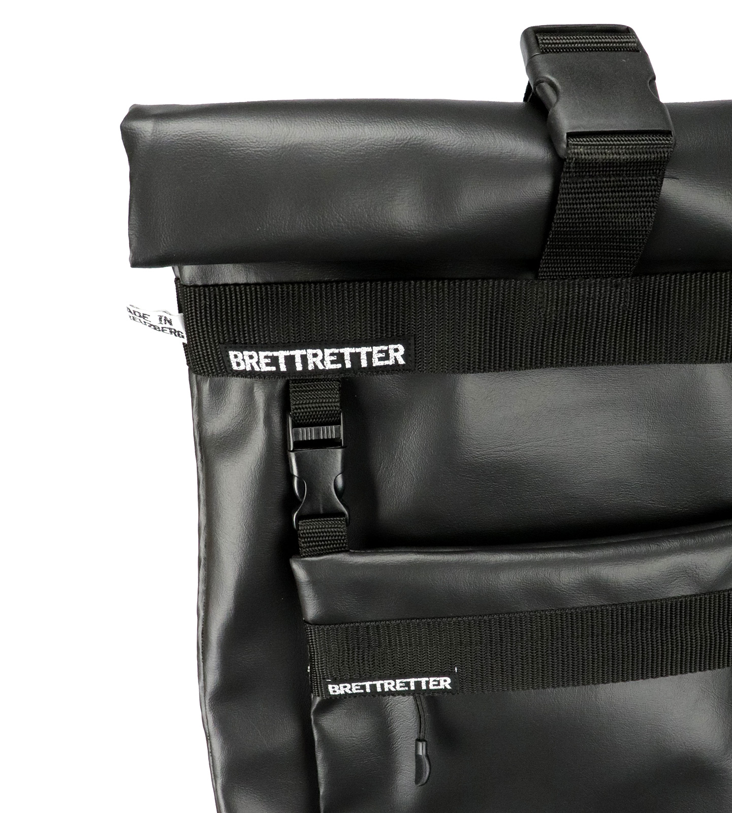 Brettretter Skateboard Crossbag 2.0 schwarz / schwarz