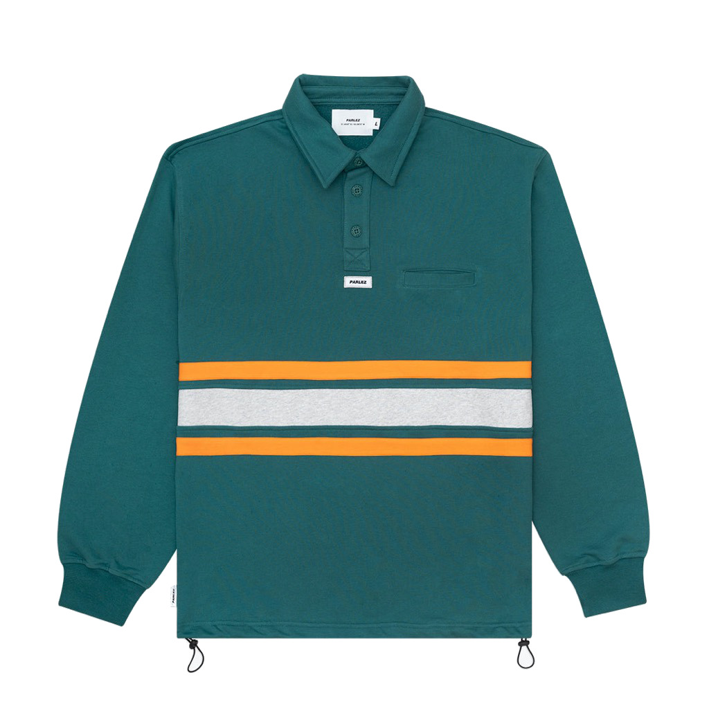 Parlez Prout Rugby - dusty teal x orange XXL