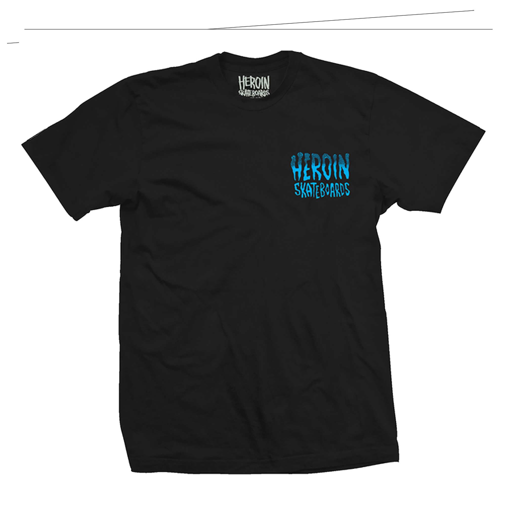 HEROIN T-Shirt SKELETON black