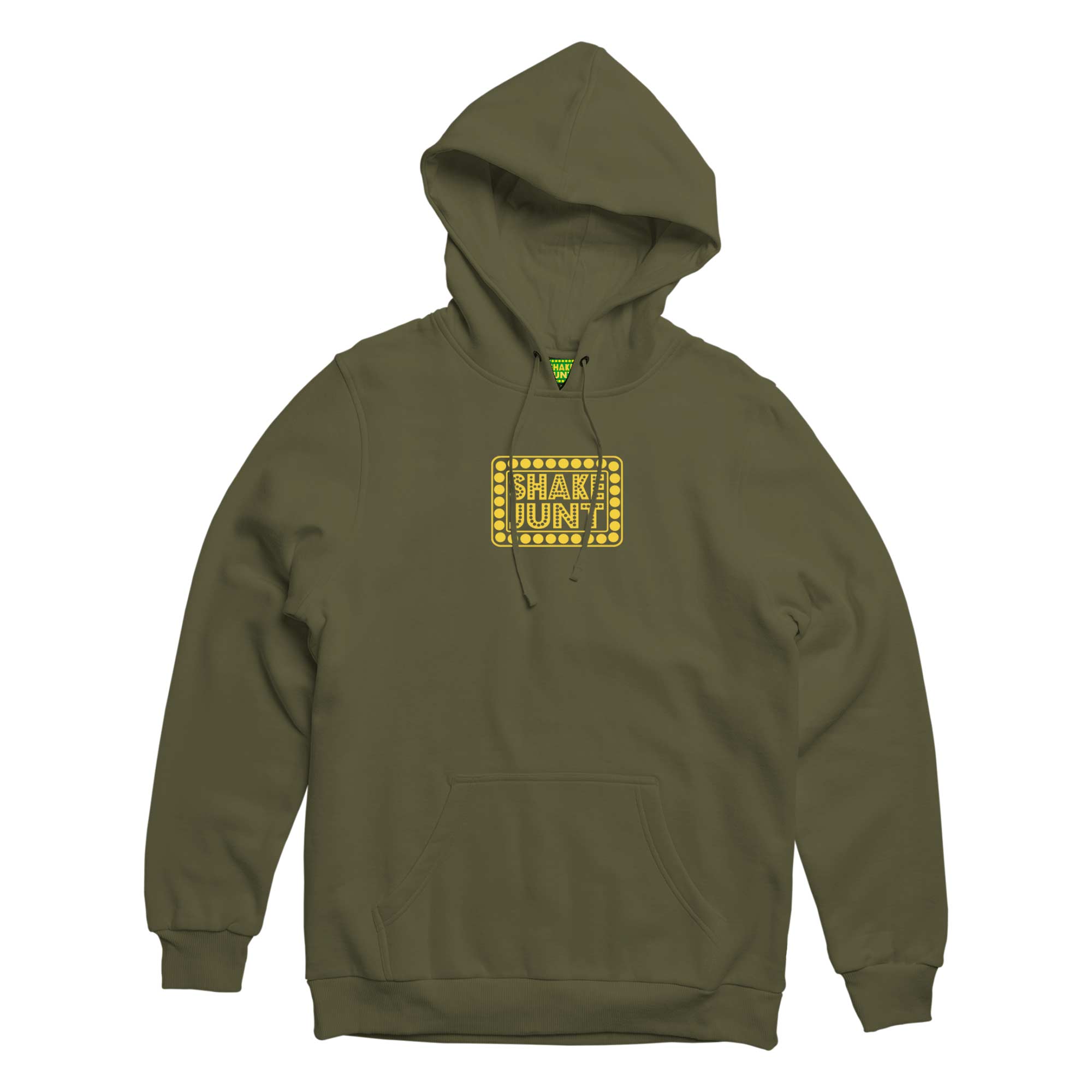 SHAKE JUNT Sweat BOX LOGO Hooded, green M