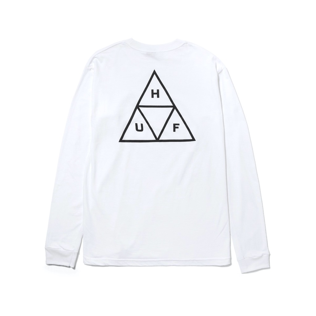 HUF Set Triple Triangle Longsleeve - white XL