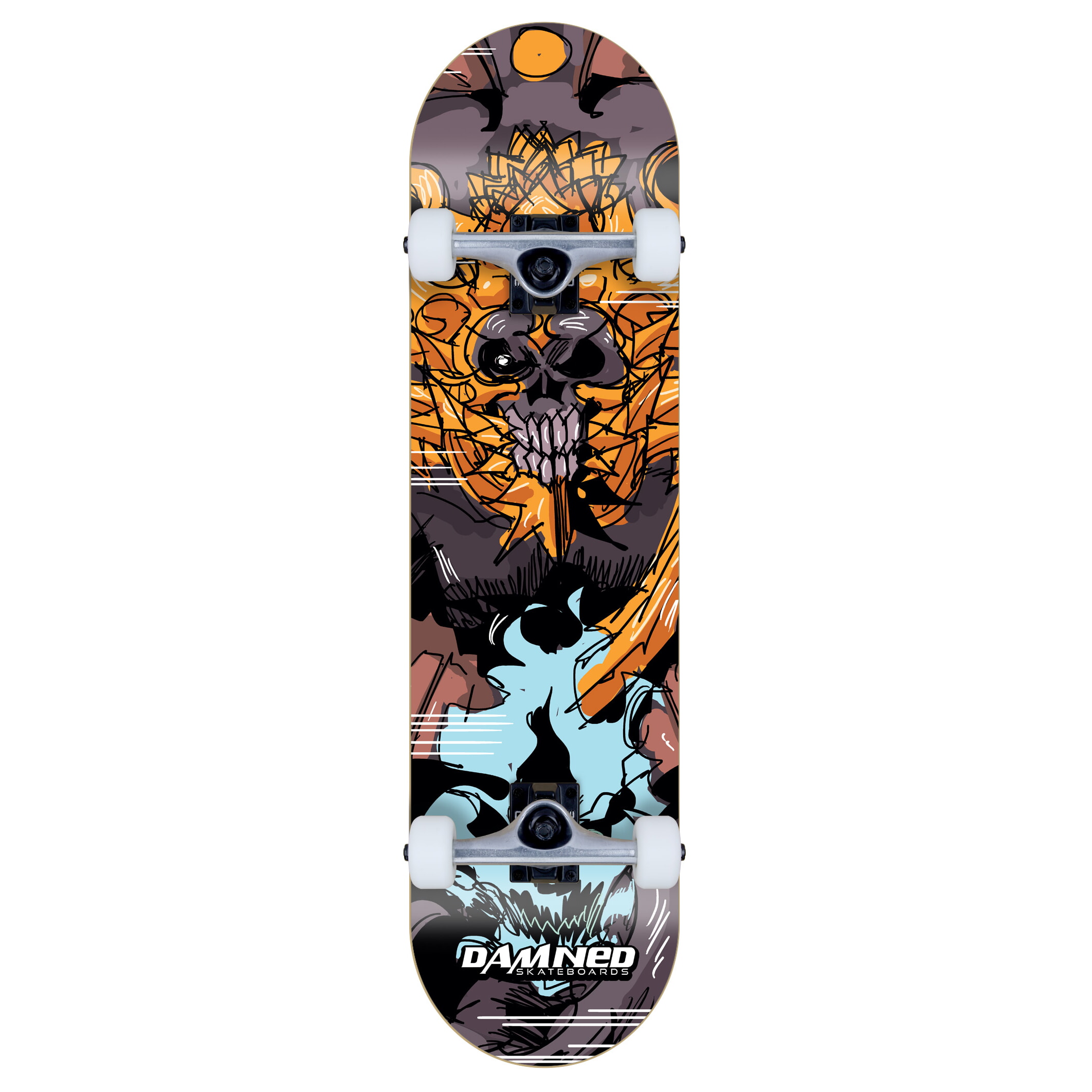 Damned Complete Skateboard Umbra 8.50